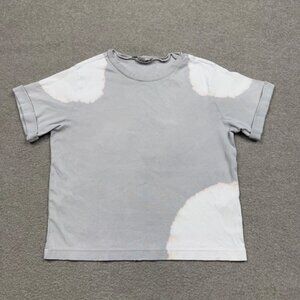 All Saints T Shirt Women's Size XS Gray Short Sleeve Oversized Casual